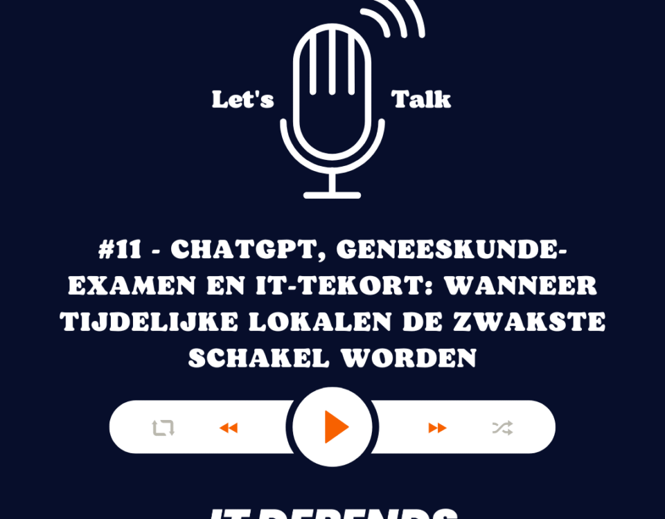 ChatGPT, geneeskunde-examen en IT-tekort wanneer tijdelijke lokalen de zwakste schakel worden (1)